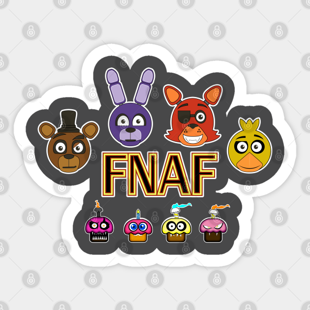 Fnaf Five Nights At Freddys Sticker Teepublic